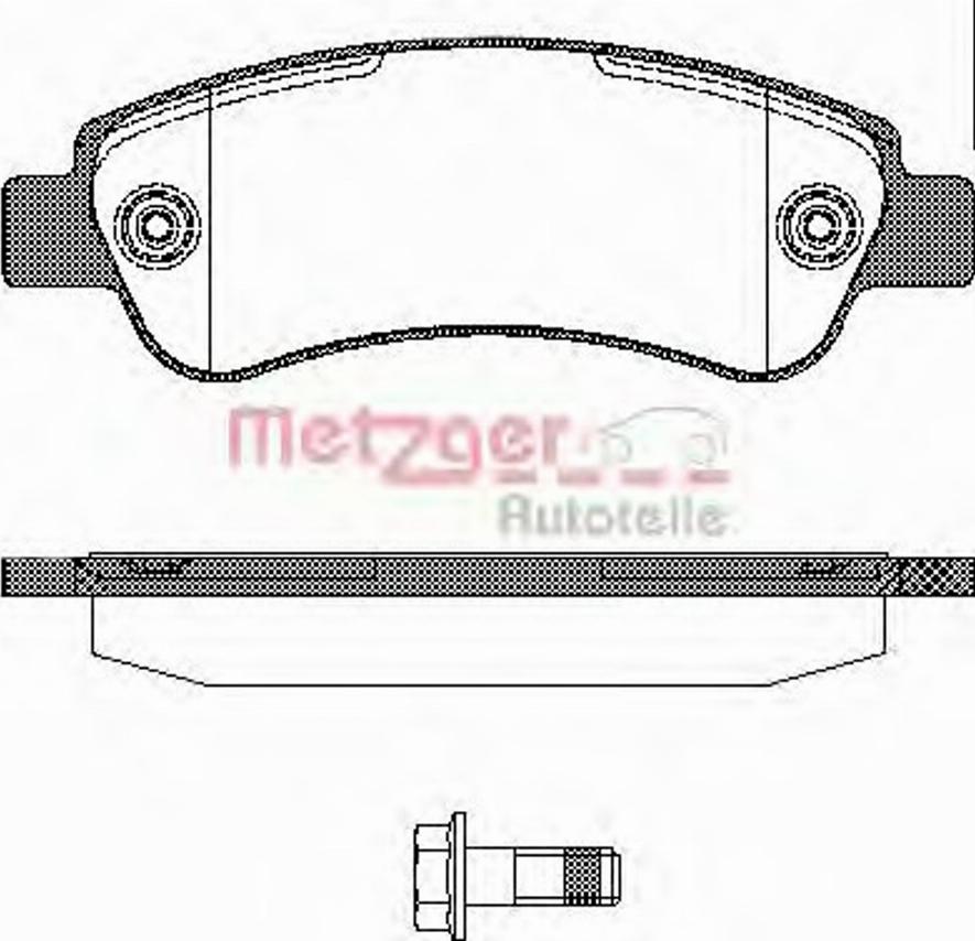 Metzger 1238.00 - Bremžu uzliku kompl., Disku bremzes ps1.lv