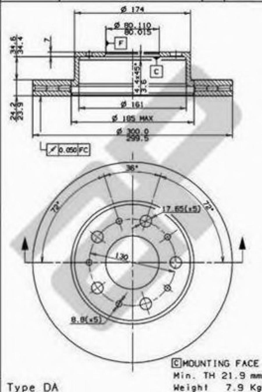 Metzger 24814 - Bremžu diski ps1.lv