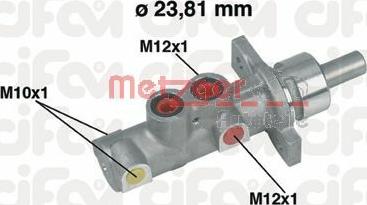Metzger 202-362 - Galvenais bremžu cilindrs ps1.lv