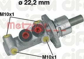 Metzger 202-302 - Galvenais bremžu cilindrs ps1.lv