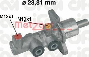Metzger 202-379 - Galvenais bremžu cilindrs ps1.lv