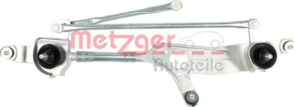 Metzger 2190217 - Stiklu tīrītāja sviru un stiepņu sistēma ps1.lv
