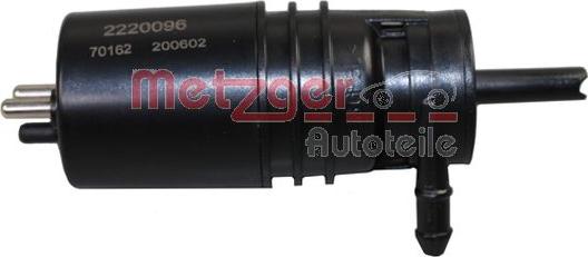 Metzger 2220096 - Ūdenssūknis, Stiklu tīrīšanas sistēma ps1.lv