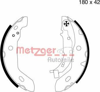 Metzger KT 2560 - Bremžu loku komplekts ps1.lv