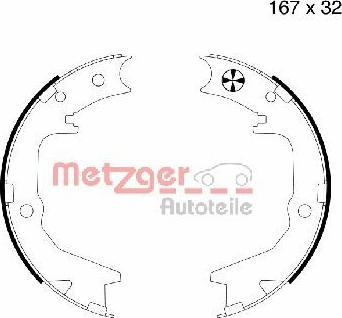 Metzger MG 994 - Bremžu loku kompl., Stāvbremze ps1.lv