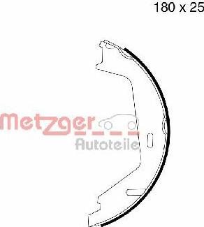 Metzger MG 998 - Bremžu loku kompl., Stāvbremze ps1.lv