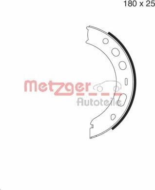 Metzger MG 979 - Bremžu loku kompl., Stāvbremze ps1.lv