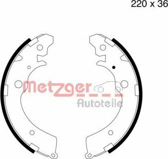 Metzger MG 565 - Bremžu loku komplekts ps1.lv