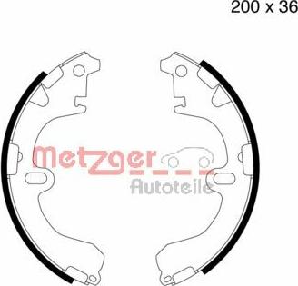 Metzger MG 505 - Bremžu loku komplekts ps1.lv