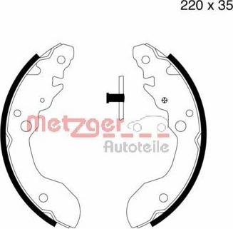 Metzger MG 668 - Bremžu loku komplekts ps1.lv