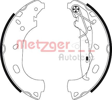 Metzger MG 129 - Bremžu loku komplekts ps1.lv