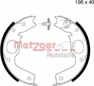 Metzger MG 811 - Bremžu loku kompl., Stāvbremze ps1.lv