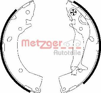 Metzger MG 818 - Bremžu loku komplekts ps1.lv