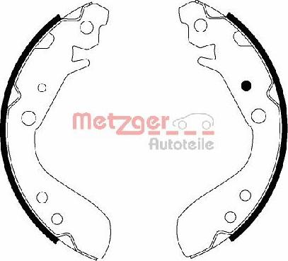 Metzger MG 830 - Bremžu loku komplekts ps1.lv