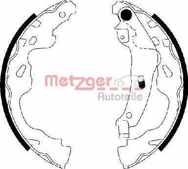 Metzger MG 209 - Bremžu loku komplekts ps1.lv