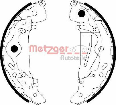 Metzger MG 217 - Bremžu loku komplekts ps1.lv