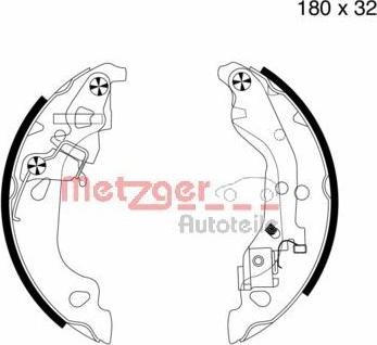 Metzger MG 737 - Bremžu loku komplekts ps1.lv