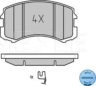 DJ Parts BP1023 - Bremžu uzliku kompl., Disku bremzes ps1.lv