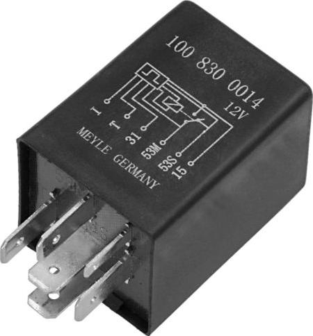 Meyle 100 830 0014 - Relejs, Stiklu mazgāšanas sistēmas intervāls ps1.lv