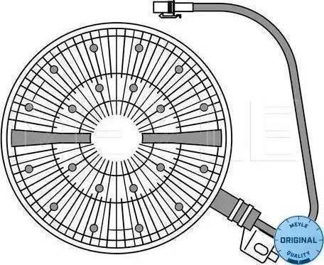 Meyle 534 234 0020 - Sajūgs, Radiatora ventilators ps1.lv