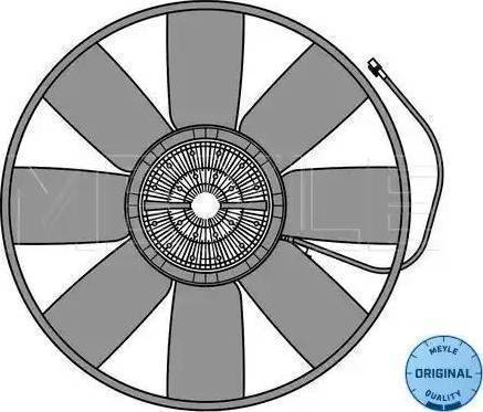 Meyle 12-14 234 0018 - Ventilators, Motora dzesēšanas sistēma ps1.lv