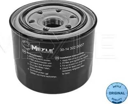 Meyle 30-14 322 0007 - Eļļas filtrs ps1.lv