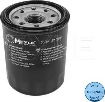 Meyle 33-14 322 0004 - Eļļas filtrs ps1.lv