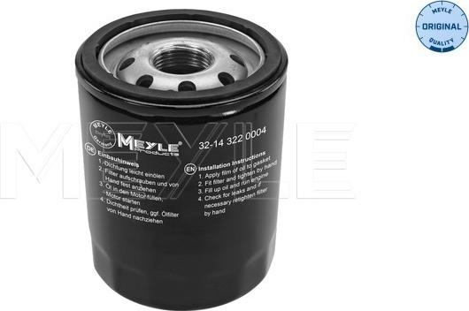 Meyle 32-14 322 0004 - Eļļas filtrs ps1.lv