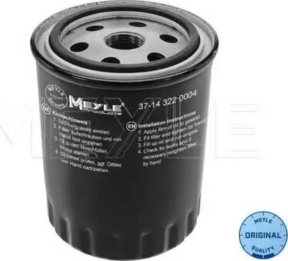 Meyle 37-14 322 0004 - Eļļas filtrs ps1.lv