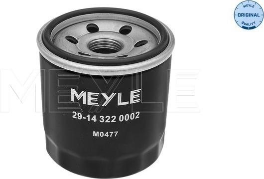 Meyle 29-14 322 0002 - Eļļas filtrs ps1.lv