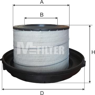 Mfilter A 595 - Gaisa filtrs ps1.lv