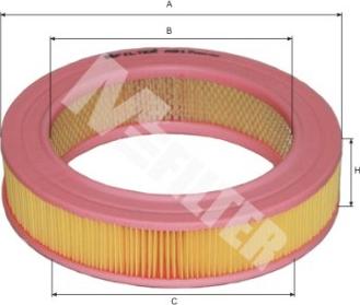 Mfilter A 517 - Gaisa filtrs ps1.lv