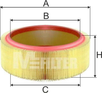 Mfilter A 580 - Gaisa filtrs ps1.lv