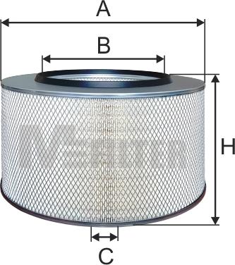 Mfilter A 525 - Gaisa filtrs ps1.lv