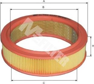 Mfilter A 101 - Gaisa filtrs ps1.lv