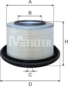 Mfilter A 879 - Gaisa filtrs ps1.lv