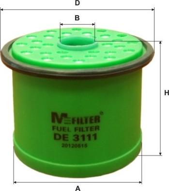 Mfilter DE 3111 - Degvielas filtrs ps1.lv