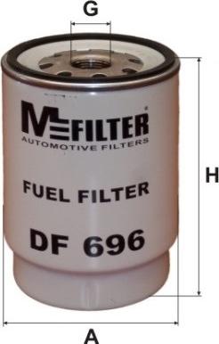 Mfilter DF 696 - Degvielas filtrs ps1.lv