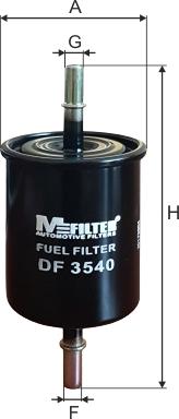 Mfilter DF 3540 - Degvielas filtrs ps1.lv