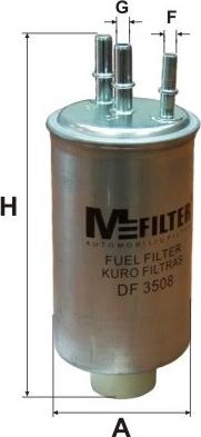 Mfilter DF 3508 - Degvielas filtrs ps1.lv