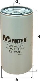 Mfilter DF 3503 - Degvielas filtrs ps1.lv