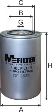 Mfilter DF 3535 - Degvielas filtrs ps1.lv