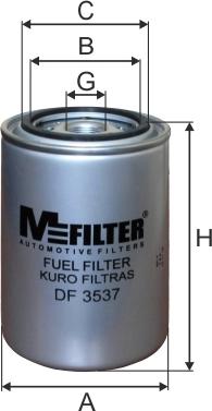 Mfilter DF 3537 - Degvielas filtrs ps1.lv