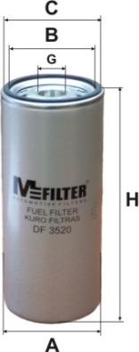 Mfilter DF 3520 - Degvielas filtrs ps1.lv