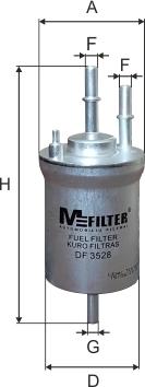 Mfilter DF3528 - Degvielas filtrs ps1.lv