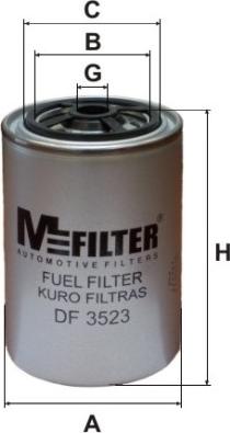 Mfilter DF 3523 - Degvielas filtrs ps1.lv