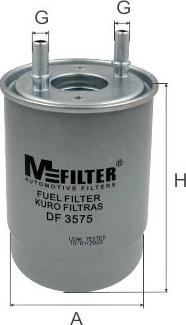 Mfilter DF 3575 - Degvielas filtrs ps1.lv