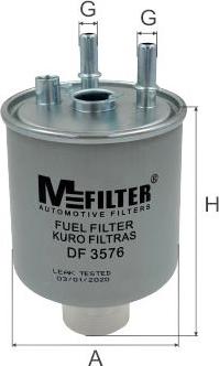 Mfilter DF 3576 - Degvielas filtrs ps1.lv