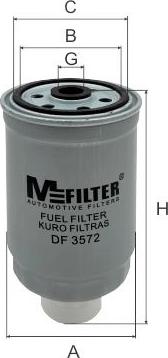 Mfilter DF 3572 - Degvielas filtrs ps1.lv