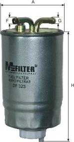 Mfilter DF 323 - Degvielas filtrs ps1.lv